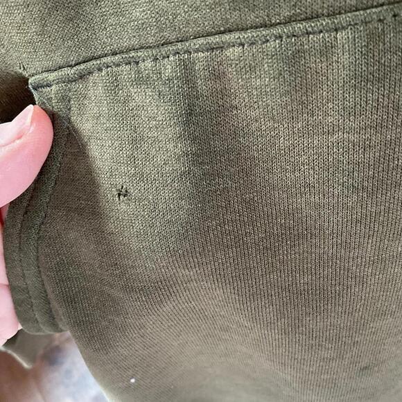 Vintage Carhartt Spell-Out Hoodie - Olive Green Rare 2XL - Picture 4 of 9